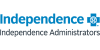 Independence Administrators logo with the blue cross. This insurance is accepted at our office