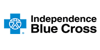 Independence Blue Cross with the blue cross logo. This is accepted at the Genesis Chiropractic Clinic